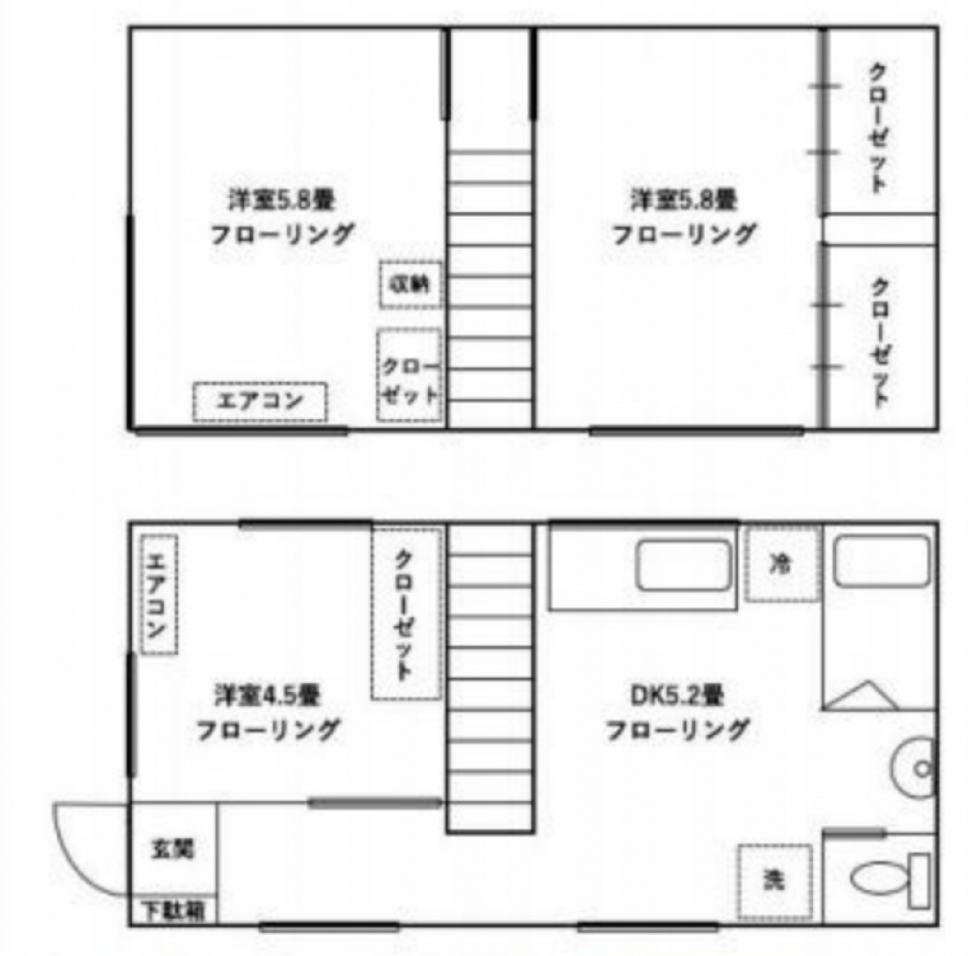 物件名の間取り図